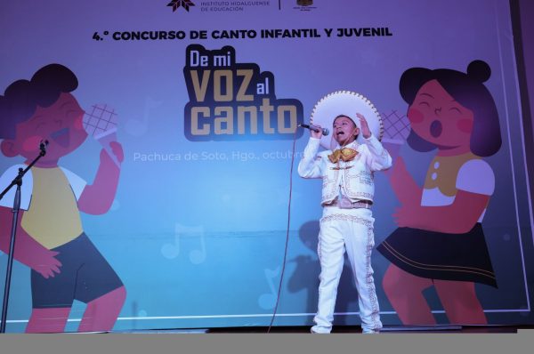 Premia SEPH el talento estudiantil en el 4.º Concurso de Canto "De mi Voz al Canto"